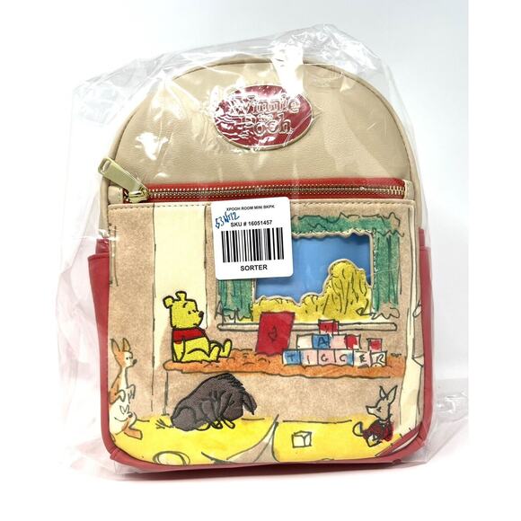 Disney Winnie the Pooh Christopher Robin\'s Room Mini Backpack NWT BRAND NEW main image 12